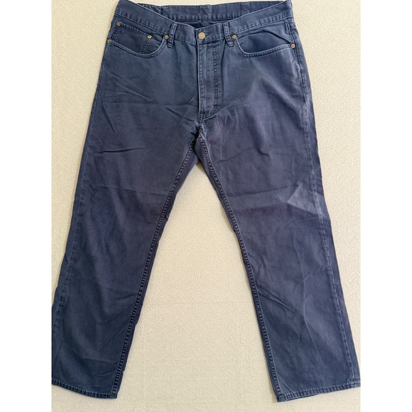 Polo Ralph Lauren Men's Navy Blue jeans Pants Straight Fit Size 36x29 preppy - Picture 7 of 11